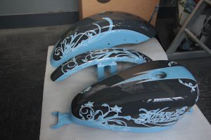 Harley Sportster Flowers