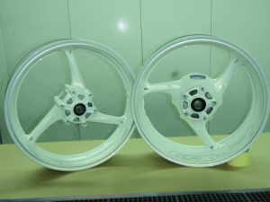 Jantes GSX-R blanches